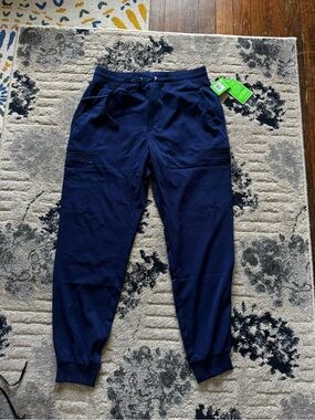 healing hands Men’s Navy Drawstring Jogger Pants